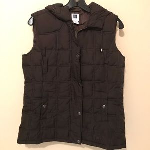 GAP Quilted Hooded Puffer Vest